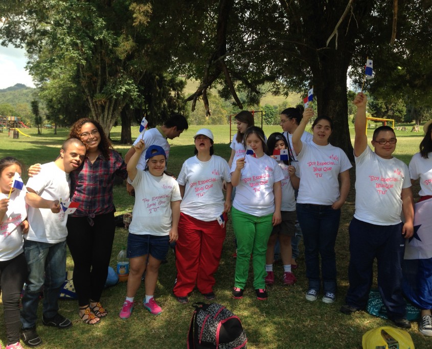 Ginniva en una actividad de su proyecto, Dreamland.